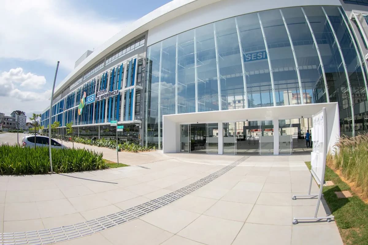 FOTOS: Como ficou a nova escola de Joinville, em investimento de R$ 150 milhões